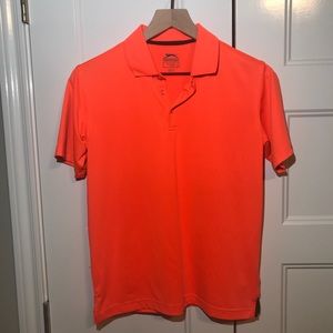Slazenger bright orange golf shirt